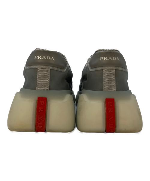 PRADA SPORTS（プラダスポーツ）PRADA SPORTS (プラダスポーツ) テクニカルファブリック スニーカー グレー サイズ:SIZE6の古着・服飾アイテム