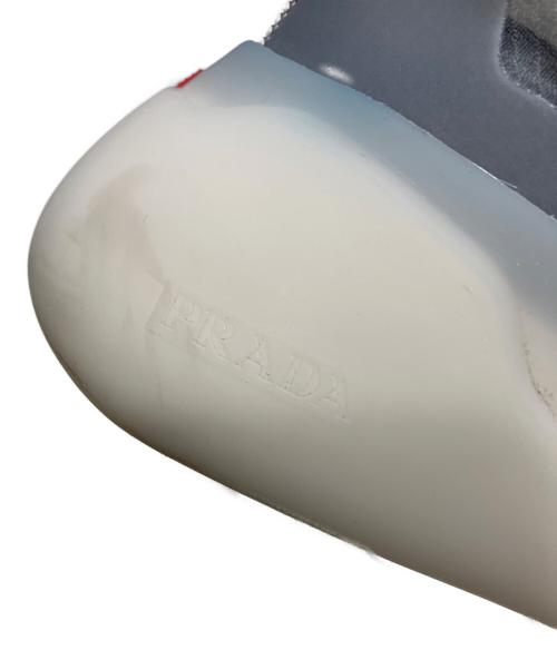 PRADA SPORTS（プラダスポーツ）PRADA SPORTS (プラダスポーツ) テクニカルファブリック スニーカー グレー サイズ:SIZE6の古着・服飾アイテム