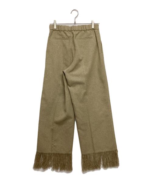 CITYSHOP（シティショップ）CITYSHOP (シティショップ) フリンジパンツ ブラウン サイズ:SIZE38の古着・服飾アイテム