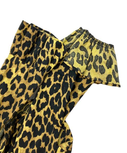 GANNI（ガニー）GANNI (ガニー) レオパードワンピース ブラウン サイズ:SIZE 34の古着・服飾アイテム