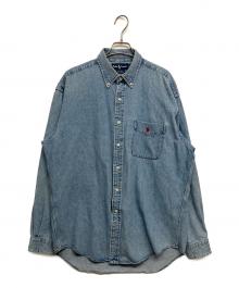 RALPH LAUREN（ラルフローレン）の古着「90S デニムBDシャツ」｜インディゴ
