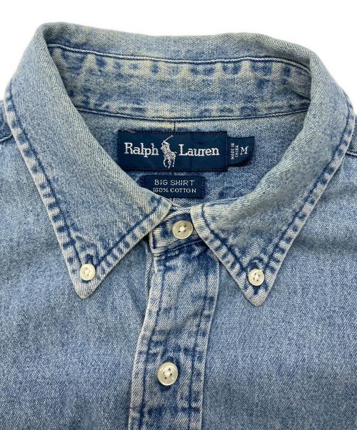 RALPH LAUREN（ラルフローレン）RALPH LAUREN (ラルフローレン) 90S デニムBDシャツ インディゴ サイズ:SIZE Mの古着・服飾アイテム