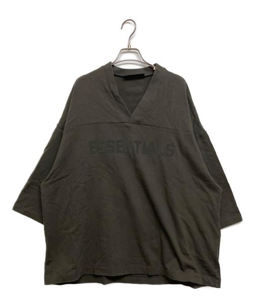FOG ESSENTIALS（フィアオブゴッド エッセンシャル）FOG ESSENTIALS (フィアオブゴッド エッセンシャル) フットボールTシャツ ダークグレー サイズ:SIZE Sの古着・服飾アイテム