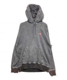 DIESEL（ディーゼル）の古着「D-UM -RIB-NEプルオーバーパーカー」｜グレー