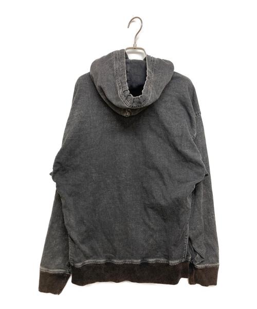 DIESEL（ディーゼル）DIESEL (ディーゼル) D-UM -RIB-NEプルオーバーパーカー グレー サイズ:SIZE XSの古着・服飾アイテム