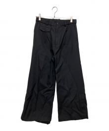 CEDARWOOD（シダーウッド）の古着「フレアパンツ」｜ブラック