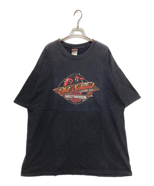 HARLEY-DAVIDSON（ハーレーダビッドソン）HARLEY-DAVIDSON (ハーレーダビッドソン) モーターサイクルTシャツ ブラック サイズ:SIZE 3XLの古着・服飾アイテム