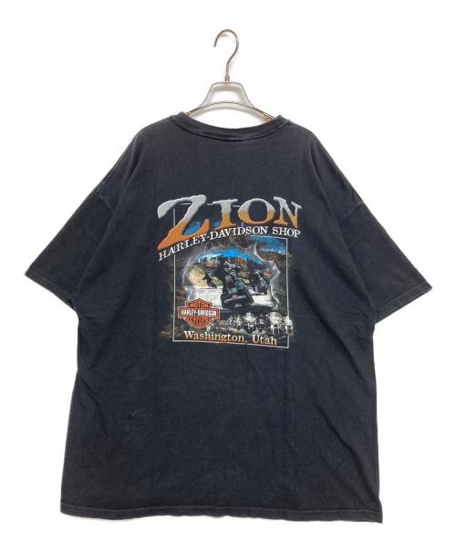 HARLEY-DAVIDSON（ハーレーダビッドソン）HARLEY-DAVIDSON (ハーレーダビッドソン) モーターサイクルTシャツ ブラック サイズ:SIZE 3XLの古着・服飾アイテム