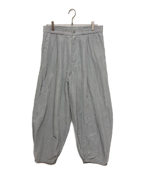 EMPORIO ARMANI（エンポリオ アルマーニ）EMPORIO ARMANI (エンポリオ アルマーニ) シャインシェルボトム シルバー サイズ:SIZE 46の古着・服飾アイテム