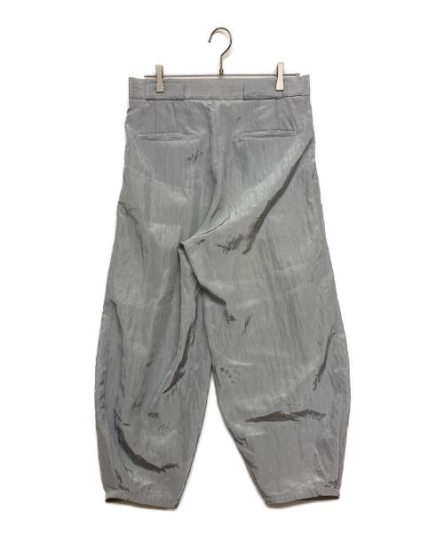EMPORIO ARMANI（エンポリオ アルマーニ）EMPORIO ARMANI (エンポリオ アルマーニ) シャインシェルボトム シルバー サイズ:SIZE 46の古着・服飾アイテム