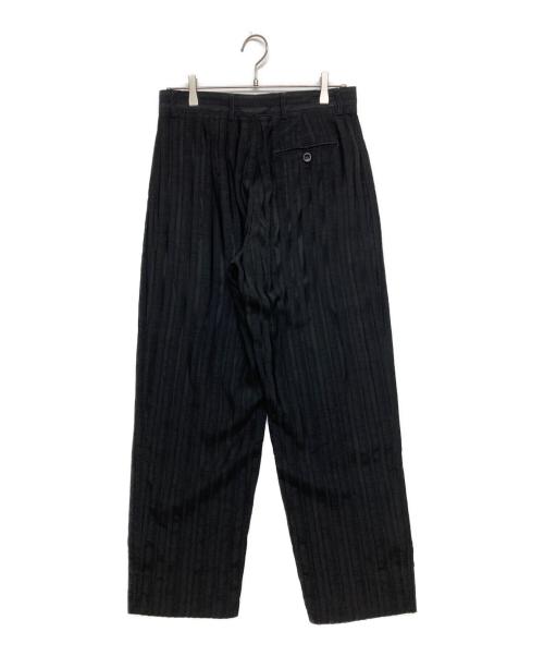 GIORGIO ARMANI（ジョルジオアルマーニ）GIORGIO ARMANI (ジョルジオアルマーニ) レーヨン×シルク ワイドパンツ ブラック サイズ:SIZE46の古着・服飾アイテム