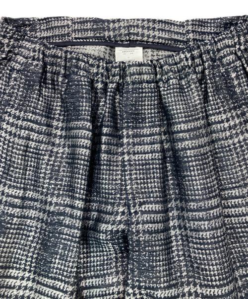GIORGIO ARMANI（ジョルジオアルマーニ）GIORGIO ARMANI (ジョルジオアルマーニ) ビスコースリネンパンツ シルバー×ネイビー サイズ:SIZE44の古着・服飾アイテム