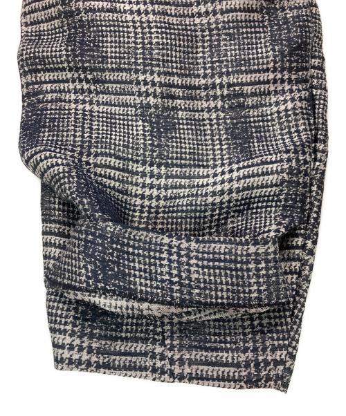 GIORGIO ARMANI（ジョルジオアルマーニ）GIORGIO ARMANI (ジョルジオアルマーニ) ビスコースリネンパンツ シルバー×ネイビー サイズ:SIZE44の古着・服飾アイテム