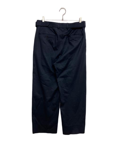 EMPORIO ARMANI（エンポリオアルマーニ）EMPORIO ARMANI (エンポリオアルマーニ) ベルテッドパンツ ネイビー サイズ:SIZE46の古着・服飾アイテム