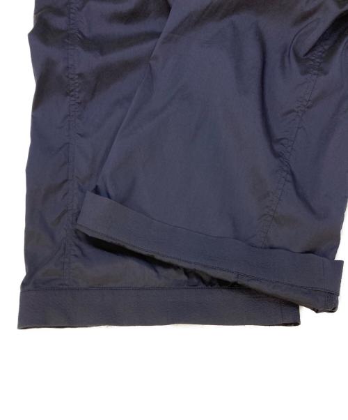 GIORGIO ARMANI（ジョルジオアルマーニ）GIORGIO ARMANI (ジョルジオアルマーニ) シルク×ナイロン パンツ ネイビー サイズ:SIZE46の古着・服飾アイテム