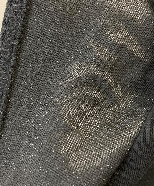 EMPORIO ARMANI（エンポリオ アルマーニ）EMPORIO ARMANI (エンポリオ アルマーニ) ダブルジャージー エンボスエンブロイダリー サイドロゴライン フルジップ トラックジャケット　6R1MF1 1JHSZ ブラック サイズ:SIZE XSの古着・服飾アイテム
