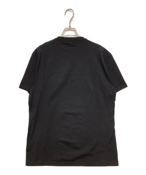 VERSACE（ヴェルサーチェ）VERSACE (ヴェルサーチェ) モノフィラメント糸加工ラインストーンTシャツ ブラック サイズ:SIZE Lの古着・服飾アイテム