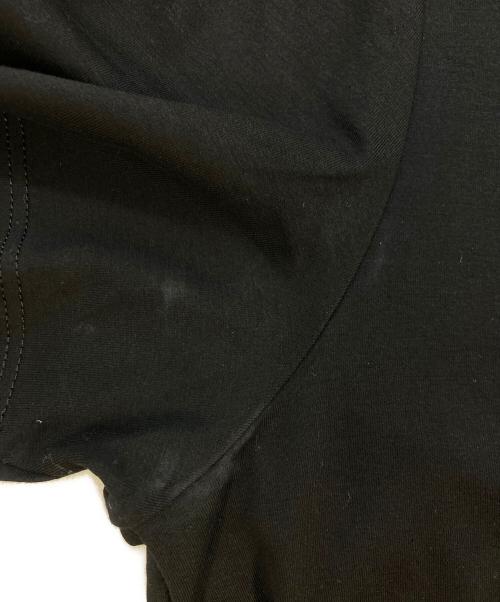 VERSACE（ヴェルサーチェ）VERSACE (ヴェルサーチェ) モノフィラメント糸加工ラインストーンTシャツ ブラック サイズ:SIZE Lの古着・服飾アイテム