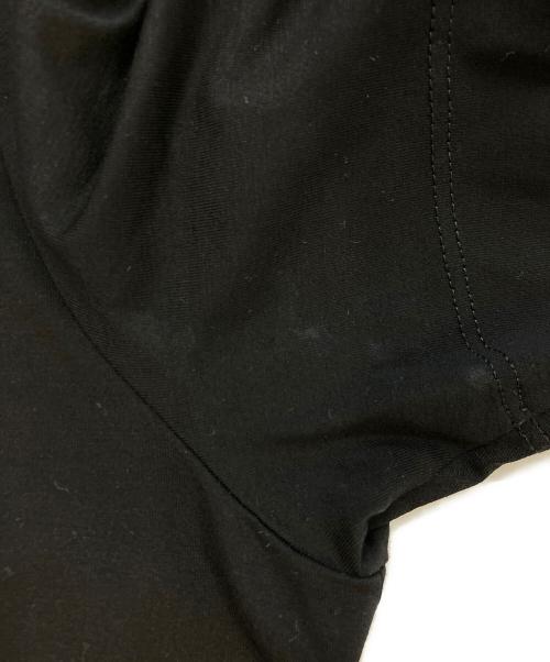VERSACE（ヴェルサーチェ）VERSACE (ヴェルサーチェ) モノフィラメント糸加工ラインストーンTシャツ ブラック サイズ:SIZE Lの古着・服飾アイテム