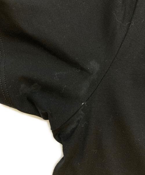 VERSACE（ヴェルサーチェ）VERSACE (ヴェルサーチェ) モノフィラメント糸加工ラインストーンTシャツ ブラック サイズ:SIZE Lの古着・服飾アイテム