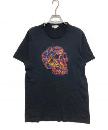 ALEXANDER McQUEEN（アレキサンダーマックイーン）の古着「スカルプリントTシャツ」｜ブラック