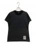 EMPORIO ARMANI（エンポリオ アルマーニ）の古着「型押しデザインTシャツ」｜ブラック
