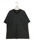EMPORIO ARMANIエンポリオ アルマーニ）の古着「ポリエステルカットソー」｜ブラック