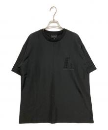 EMPORIO ARMANI（エンポリオ アルマーニ）の古着「ポリエステルカットソー」｜ブラック