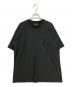 EMPORIO ARMANI（エンポリオ アルマーニ）の古着「ポリエステルカットソー」｜ブラック