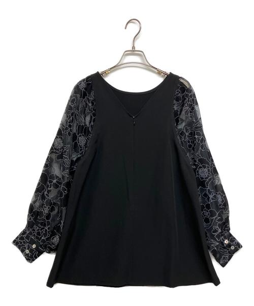 willfully（ウィルフリー）willfully (ウィルフリー) レースセットアップブラウス ブラック サイズ:SIZE Free 未使用品の古着・服飾アイテム