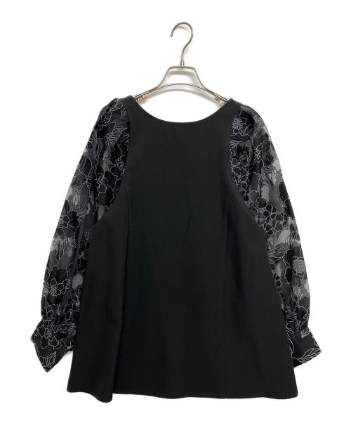 willfully（ウィルフリー）willfully (ウィルフリー) レースセットアップブラウス ブラック サイズ:SIZE Free 未使用品の古着・服飾アイテム
