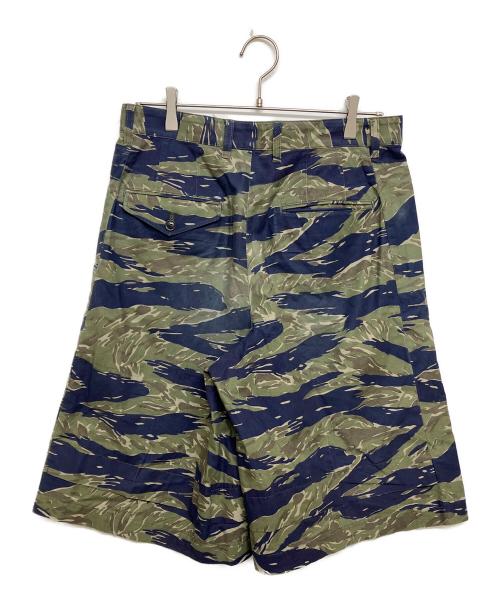 TOGA VIRILIS（トーガ ビリリース）TOGA VIRILIS (トーガ ビリリース) CAMOUFLAGE SHORT PANTS/カモフラージュショートパンツ ネイビー×カーキ サイズ:46の古着・服飾アイテム