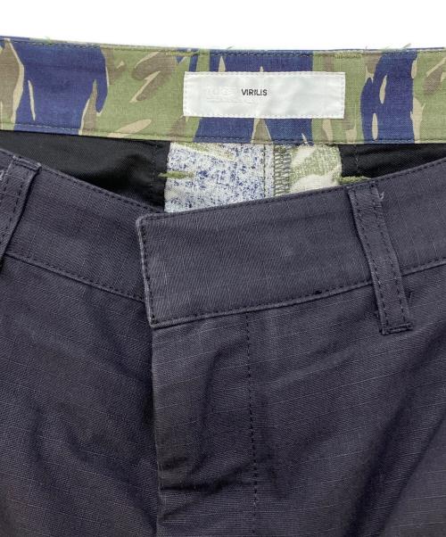 TOGA VIRILIS（トーガ ビリリース）TOGA VIRILIS (トーガ ビリリース) CAMOUFLAGE SHORT PANTS/カモフラージュショートパンツ ネイビー×カーキ サイズ:46の古着・服飾アイテム
