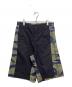 TOGA VIRILIS（トーガ ビリリース）の古着「CAMOUFLAGE SHORT PANTS/カモフラージュショートパンツ」｜ネイビー×カーキ