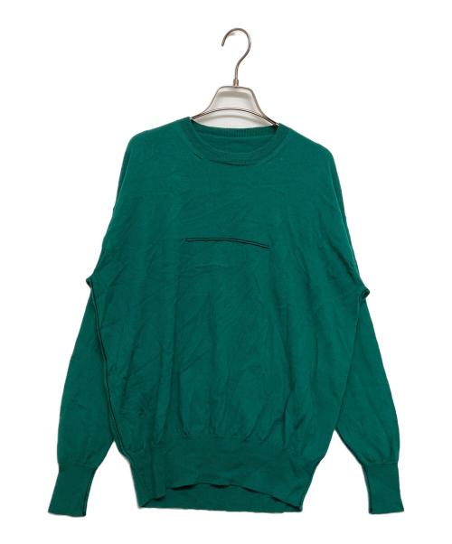 MM6 Maison Margiela（エムエムシックスメゾンマルジェラ）MM6 Maison Margiela (エムエムシックスメゾンマルジェラ) ニットカーディガン グリーン サイズ:SIZE Mの古着・服飾アイテム