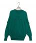 MM6 Maison Margiela（エムエムシックスメゾンマルジェラ）の古着「ニットカーディガン」｜グリーン