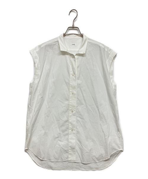 cccmalie（シーマリー）cccmalie (シーマリー) フレンチスリーブシャツ ホワイト サイズ:不明の古着・服飾アイテム