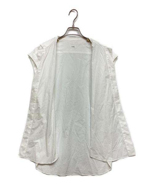 cccmalie（シーマリー）cccmalie (シーマリー) フレンチスリーブシャツ ホワイト サイズ:不明の古着・服飾アイテム