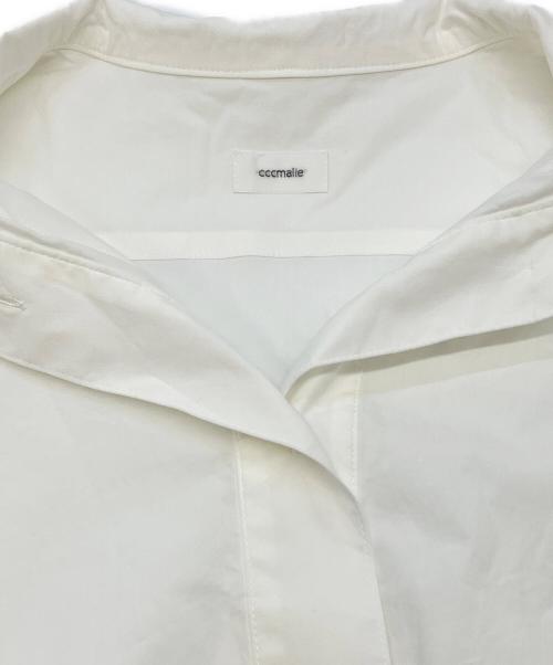 cccmalie（シーマリー）cccmalie (シーマリー) フレンチスリーブシャツ ホワイト サイズ:不明の古着・服飾アイテム