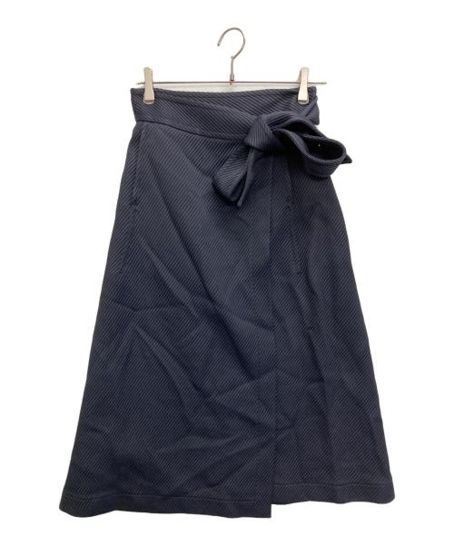 BLAMINK（ブラミンク）BLAMINK (ブラミンク) ラップスカート ネイビー サイズ:SIZE 36の古着・服飾アイテム
