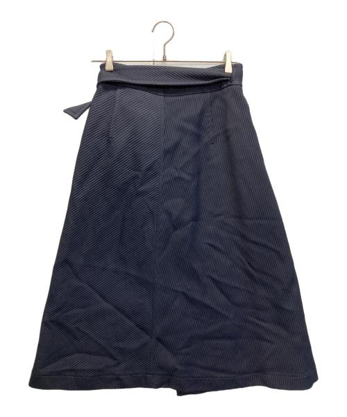 BLAMINK（ブラミンク）BLAMINK (ブラミンク) ラップスカート ネイビー サイズ:SIZE 36の古着・服飾アイテム