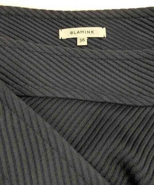 BLAMINK（ブラミンク）BLAMINK (ブラミンク) ラップスカート ネイビー サイズ:SIZE 36の古着・服飾アイテム