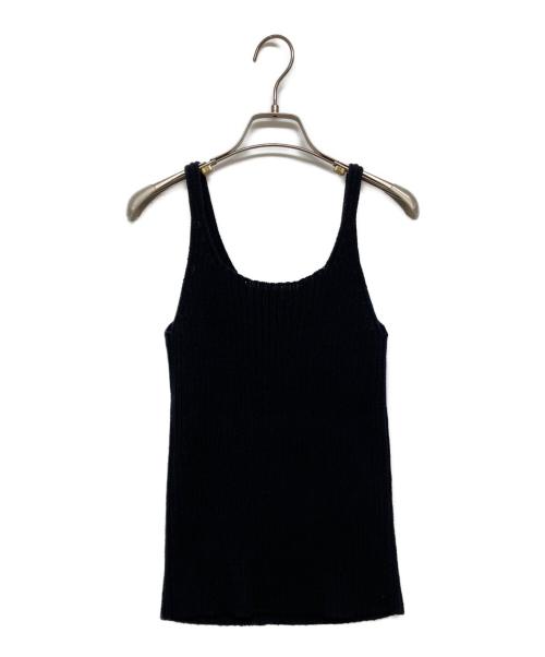 BLAMINK（ブラミンク）BLAMINK (ブラミンク) ニットビスチェ/ベスト ブラック サイズ:SIZE 38の古着・服飾アイテム