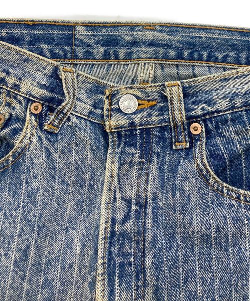 LEVI'S（リーバイス）LEVI'S (リーバイス) ストライプ柄501デニムパンツ インディゴ サイズ:SIZE W32xL34の古着・服飾アイテム