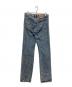 LEVI'S (リーバイス) ストライプ柄501デニムパンツ インディゴ サイズ:SIZE W32xL34：13000円