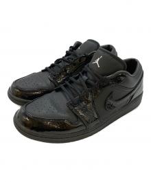 NIKE（ナイキ）の古着「Women's Air Jordan 1 Low SE "Black Croc"」｜ブラック