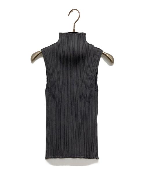 PLEATS PLEASE（プリーツプリーズ）PLEATS PLEASE (プリーツプリーズ) ノースリーブカットソー グレー サイズ:SIZE3の古着・服飾アイテム