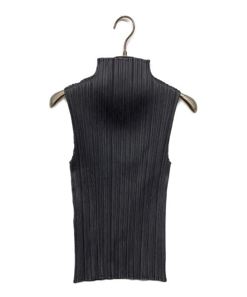PLEATS PLEASE（プリーツプリーズ）PLEATS PLEASE (プリーツプリーズ) ノースリーブカットソー グレー サイズ:SIZE3の古着・服飾アイテム