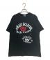 BLACK COMME des GARCONS（ブラックコムデギャルソン）の古着「ダブルアイプリントTシャツ」｜ブラック