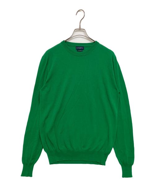 BALLANTYNE（バランタイン）BALLANTYNE (バランタイン) コットンニット グリーン サイズ:SIZE 50の古着・服飾アイテム